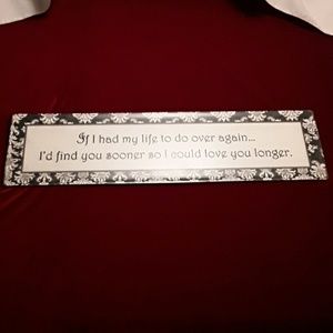 Tin sign